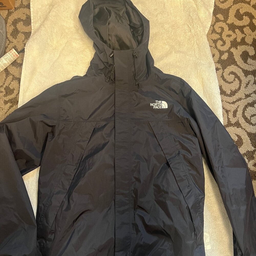 Men's North Face black windbreaker